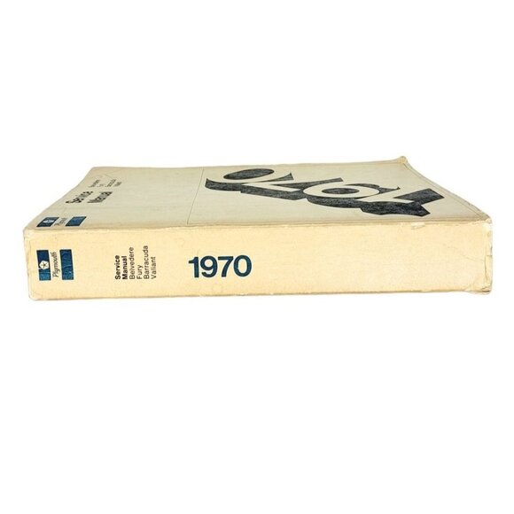 Vintage 1970 Service Manual Book Plymouth Belvedere Fury Barracuda Valia… - Picture 5 of 6